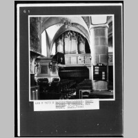 Empore mit Orgel, Aufn. 1939, Foto Marburg.jpg